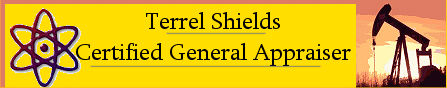 Terrel Shields, Certified General Appraiser